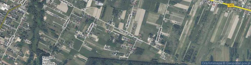 Zdjęcie satelitarne Graniczna ul.